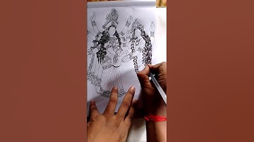 durga maa drawing easy pencil sketch step by step🙏😱🔥 #art #shorts