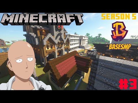 ვაშენებთ მაღაზიას ! - Minecraft BaseSMP #3