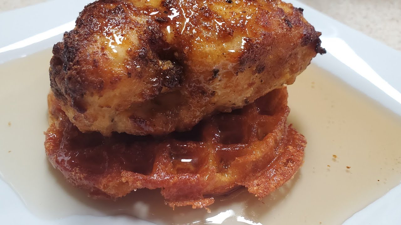 Keto Chicken & Chaffle Dash Mini Waffle Maker Buttery