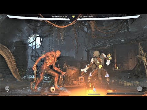 Scarecrow vs Sub-Zero (Hardest AI) - Injustice 2