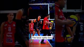 the best spike boy #volleyball #vollyballtournament #volleyballworld #shortvideo #volley #fyp #boy