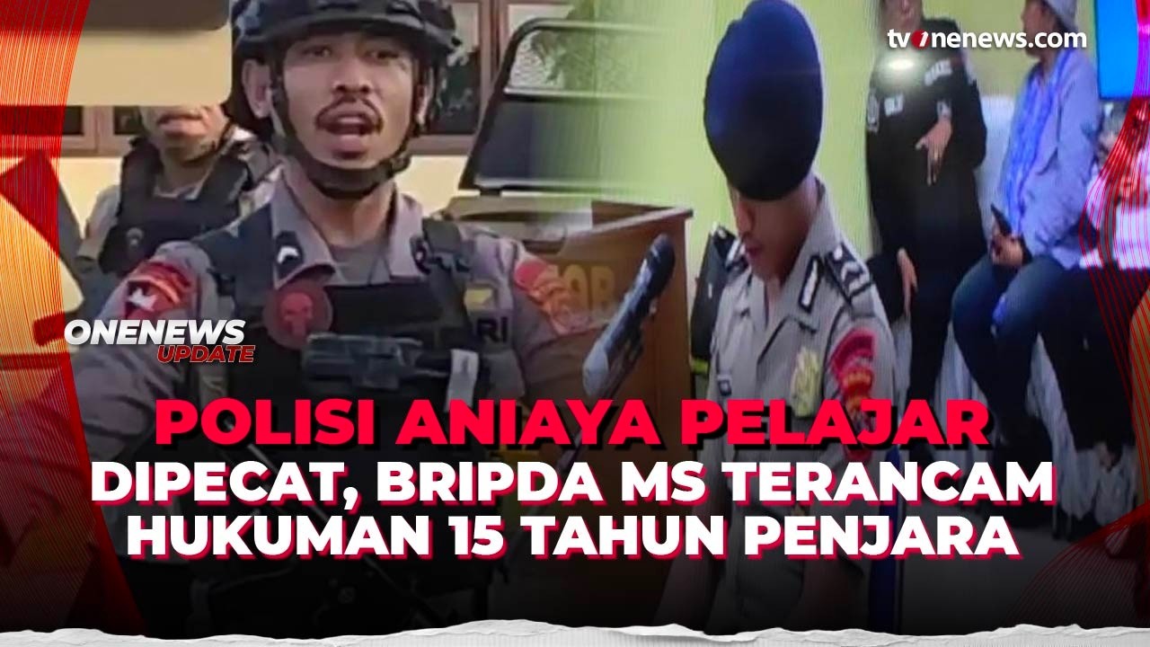 Brimob MS Penganiaya Pelajar Terancam Penjara dan Denda Rp3 Miliar | OneNews Update