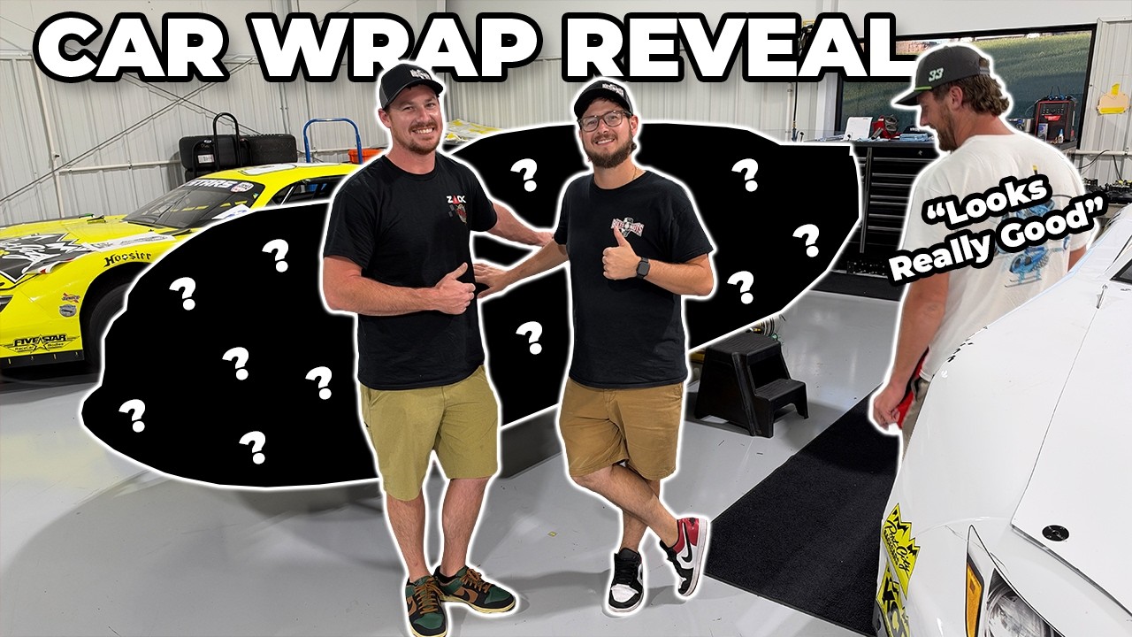 We FINALLY Saw Zack Walker's NEW Race Car WRAP... It Looks So Good