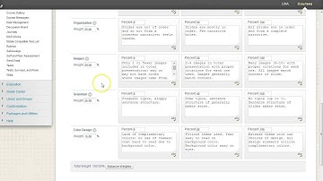 Creating & Editing Rubrics Within Blackboard