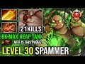 NEW Level 30 Spammer 1v5 Max Strength Pudge 6K HP Unlimited Burning DPS Dota 2