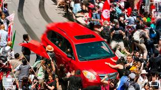 Quando os Carros não Param Para os Manifestantes