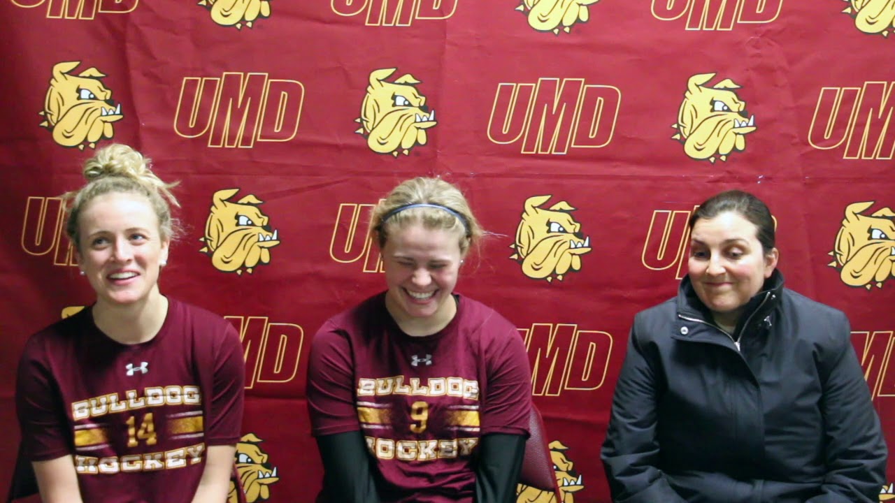 mens trainers UMD-3, Bemidji-2 Post Game (March 1, 2019)