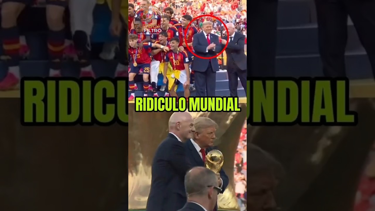 ⁣España vs Argentina Donald Trump arruinó la premiación del Mundial #argentina #espana #donaldtrump