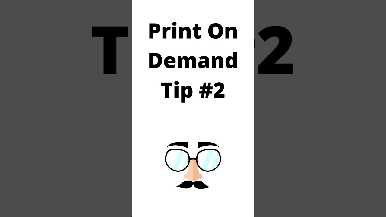 Print On Demand Tips - #2