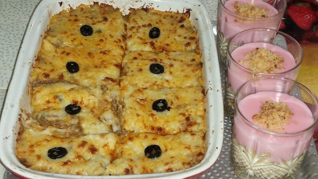 تحلية اقتصادية سهلة وسريعة التحضير والمذاق روعة مع كراتان بالبطاطس والكفتة معلك ولذيذ يستحق التجربة