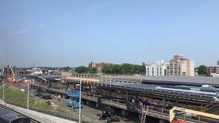 New York views from the Air Train to JFK