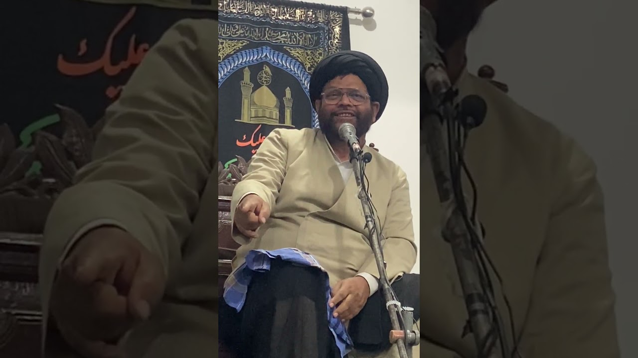 Aali jb Maulana SABEEHUL HUSSAIN sb Qibla nayab sadr Tanzeemul Makatib MAJLIS ko khitaab karte hue.