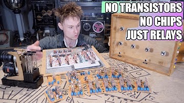 Making A Synthesiser Sequencer Out Of RELAYS Part 1