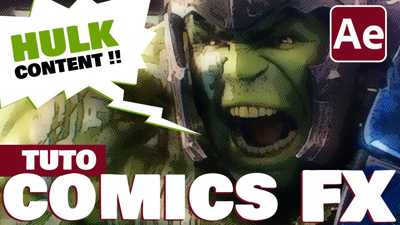 #TUTO - UN EFFET "COMIC BOOK" POUR VOS VIDEOS !! (After Effects)
