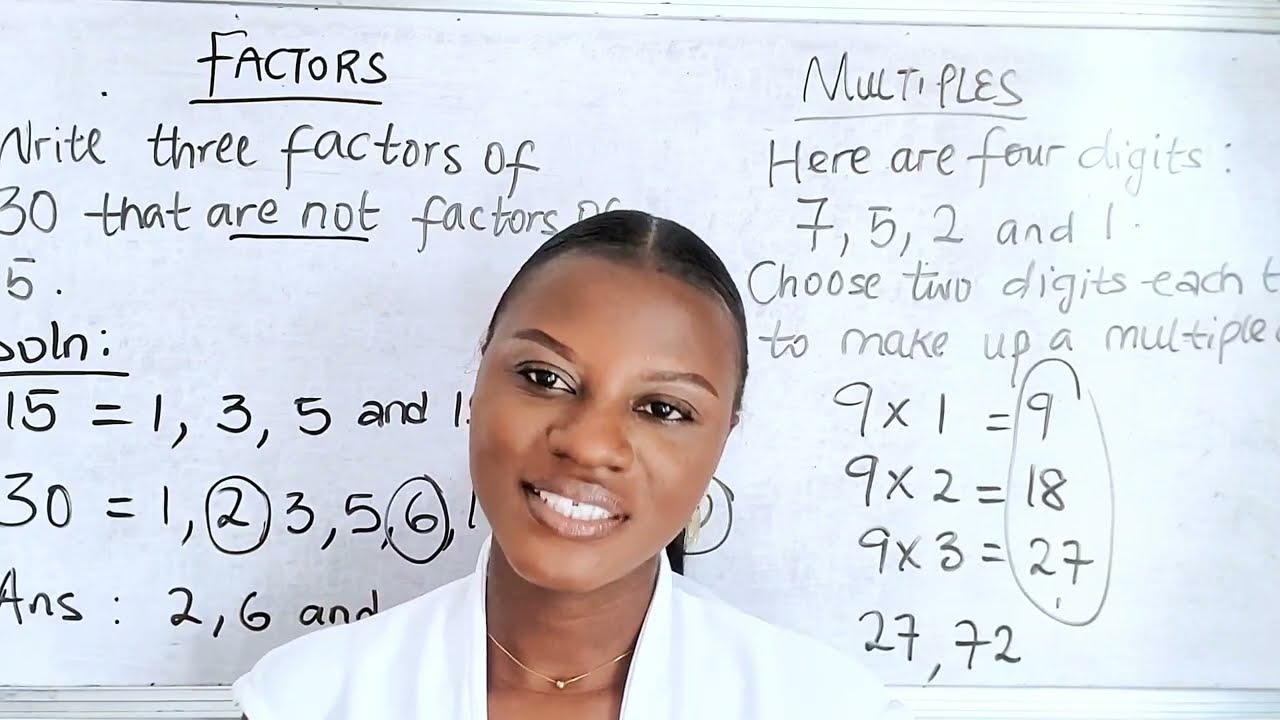 FACTORS AND MULTIPLES