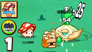 Mushroom Go Gameplay Full Game Walkthrough Tutorial (iOS & Android Mobile Game) All Levels Guide