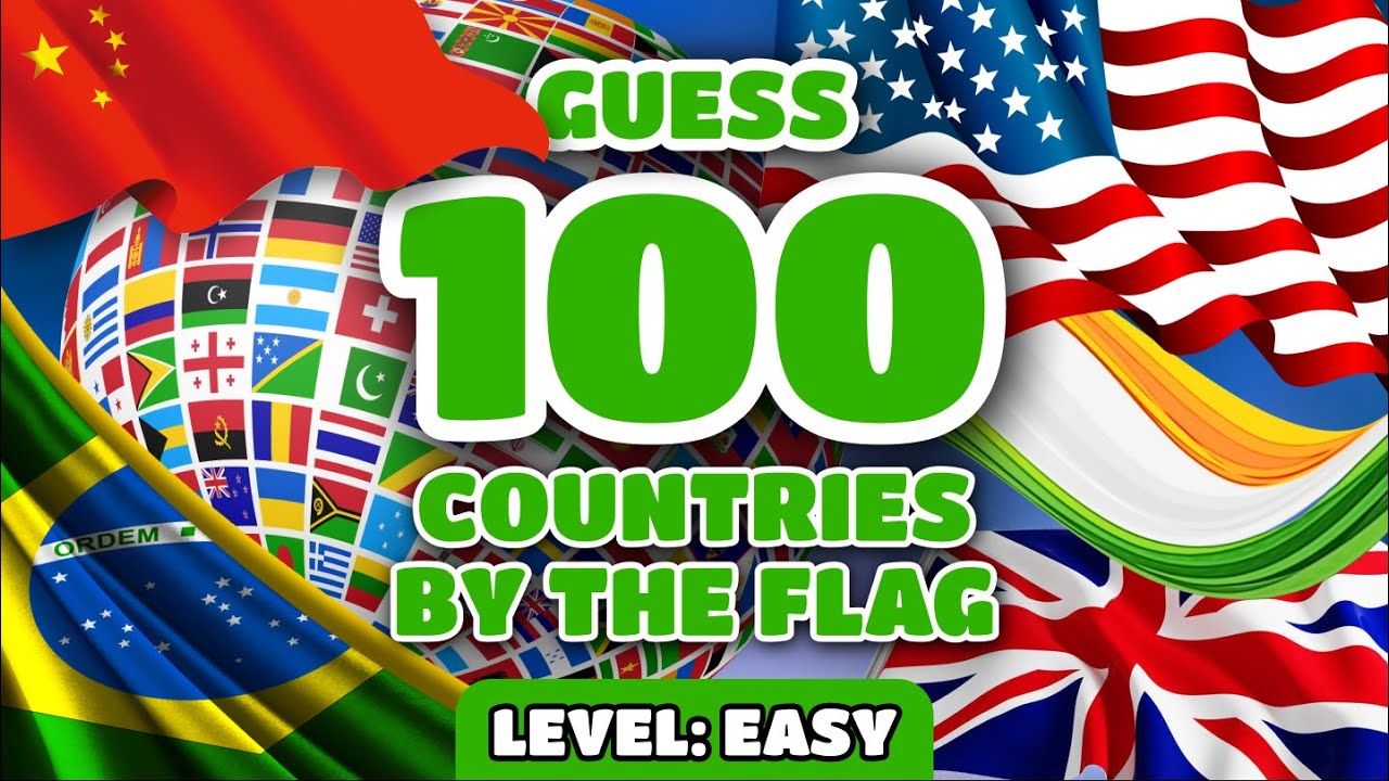 Guess the Flag in 5 Seconds | 100 Countries Flags Quiz - YouTube