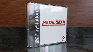 Unboxing Metal Gear Solid Tactical Espionage Action | Playstation 1 | Original game.
