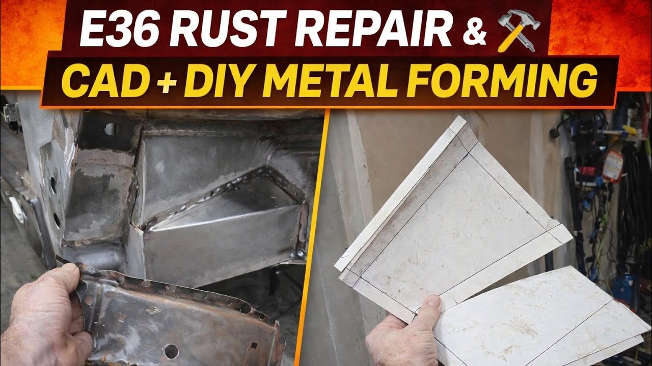 E36 Rust Repair & CAD + DIY Metal forming