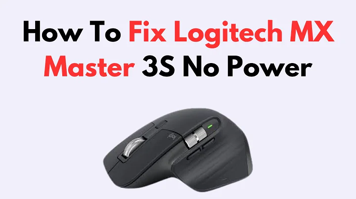 How To Fix Logitech MX Master 3S No Power