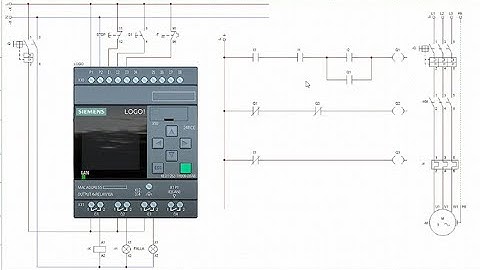 How to simulate a Logo PLC in cade_Simu / programming and function / Ladder logic
