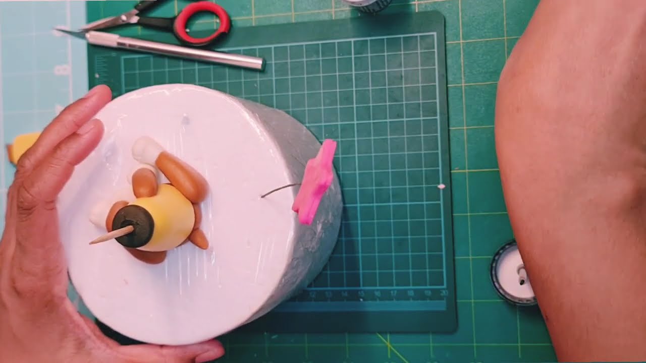 Rubble cake topper - how to make Paw Patrol cake topper 