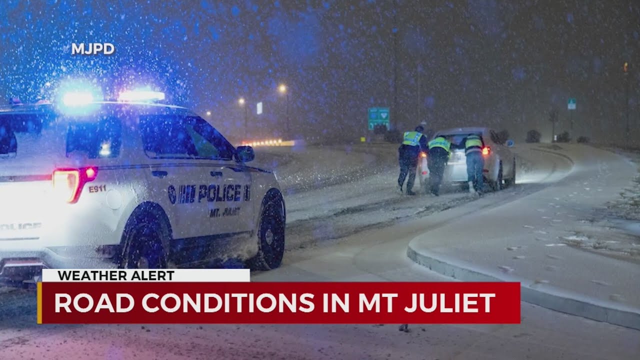 Middle TN Winter Weather: Conditions in Mt. Juliet - YouTube