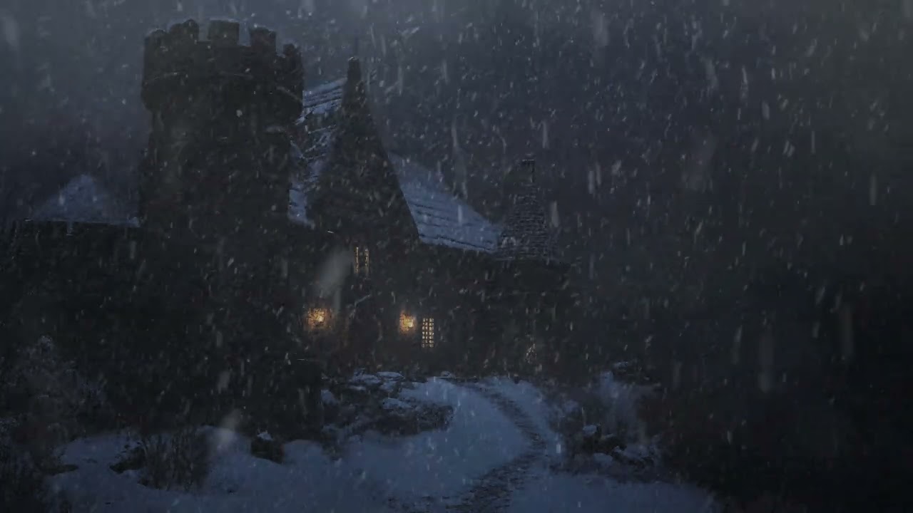 Sleep Inside a Storm-Ravaged Castle If You Dare:  10 Hours Of Eerie Howling Blizzard Wind Sounds