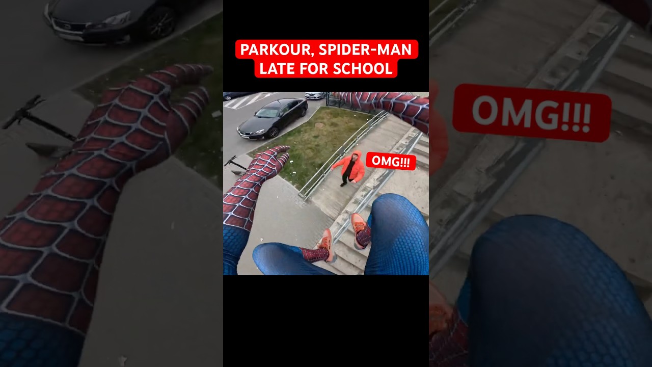 Spider-Man Late For School 