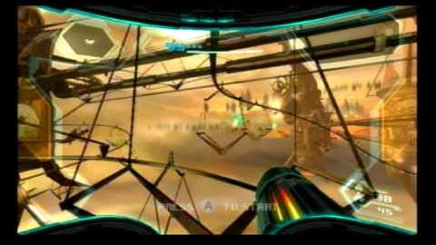 Metroid Prime 3 Corruption - Title screen intro