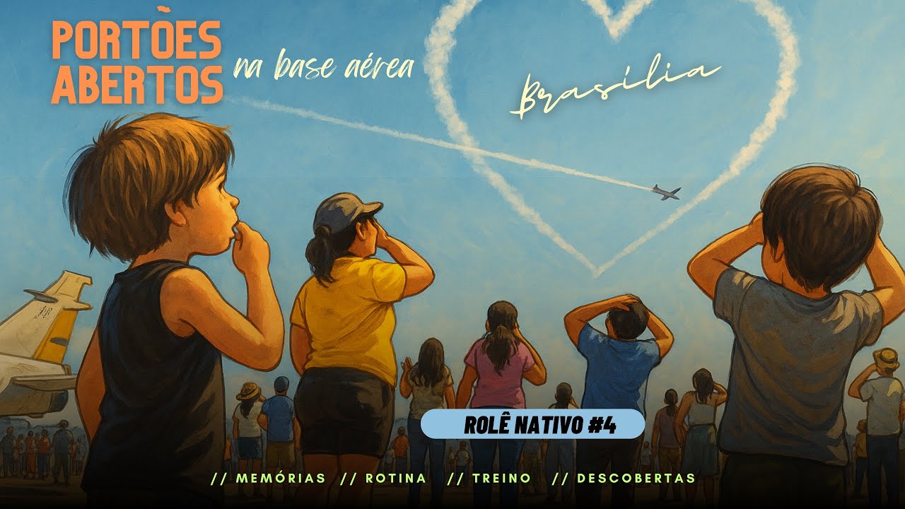 Portões Abertos em Brasília — Show da Esquadrilha da Fumaça (Rolê Nativo #4)