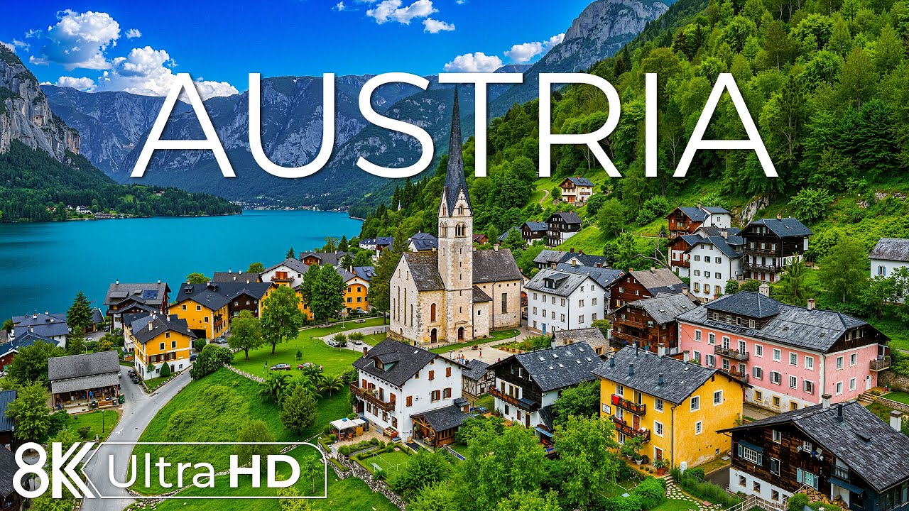 Austria 8K | Emerald Valleys, Silent Lakes & The Soulful Calm of the Alpine World | Nature’s Wonder