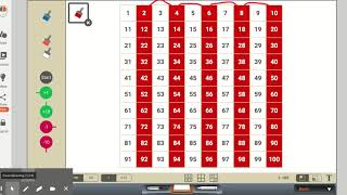 Brainingcamp Skip Counting by 2s Using a 100s Chart