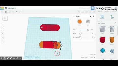 TinkerCAD Keychain Step 4