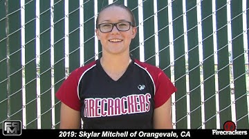 2019 Skylar Mitchell Pitcher Softball Skills Video