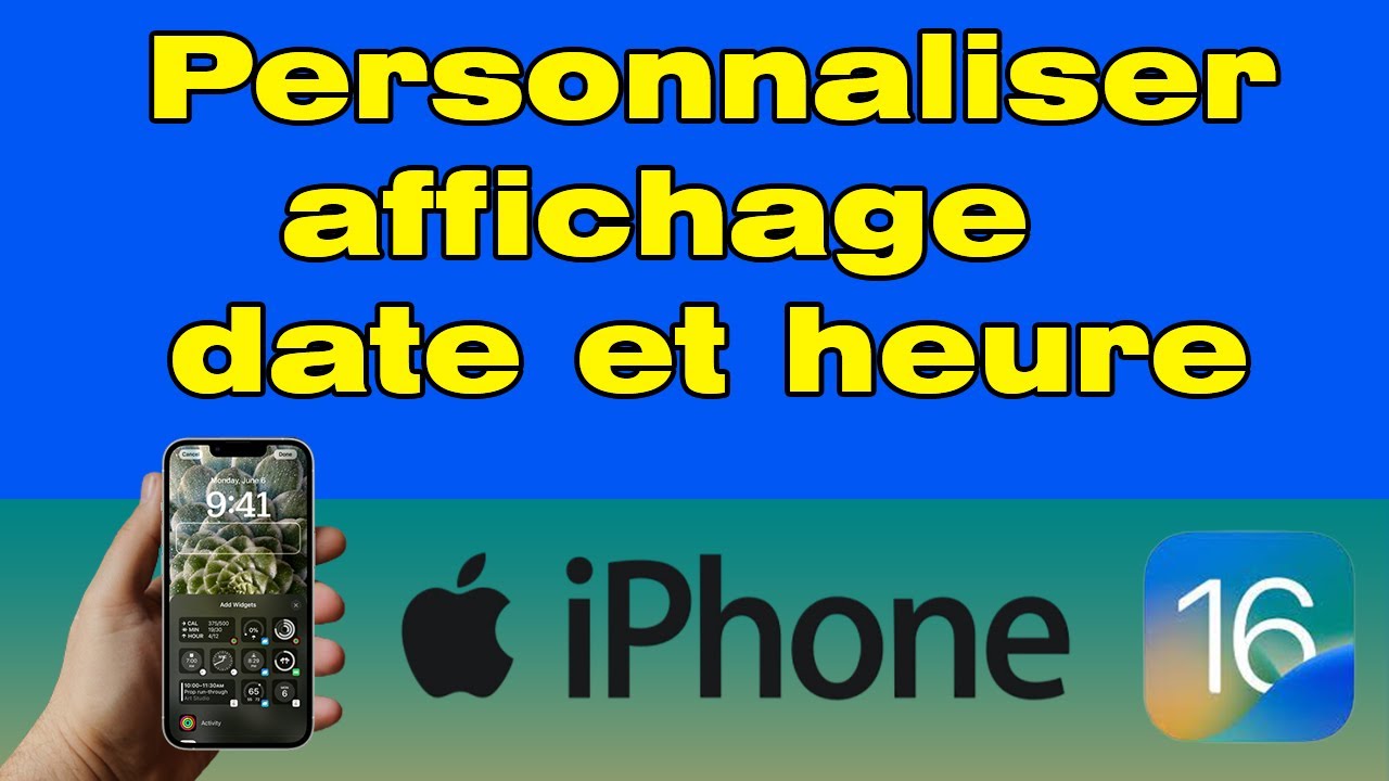 Comment personnaliser l’affichage de la date et de l’heure sur iOS 16