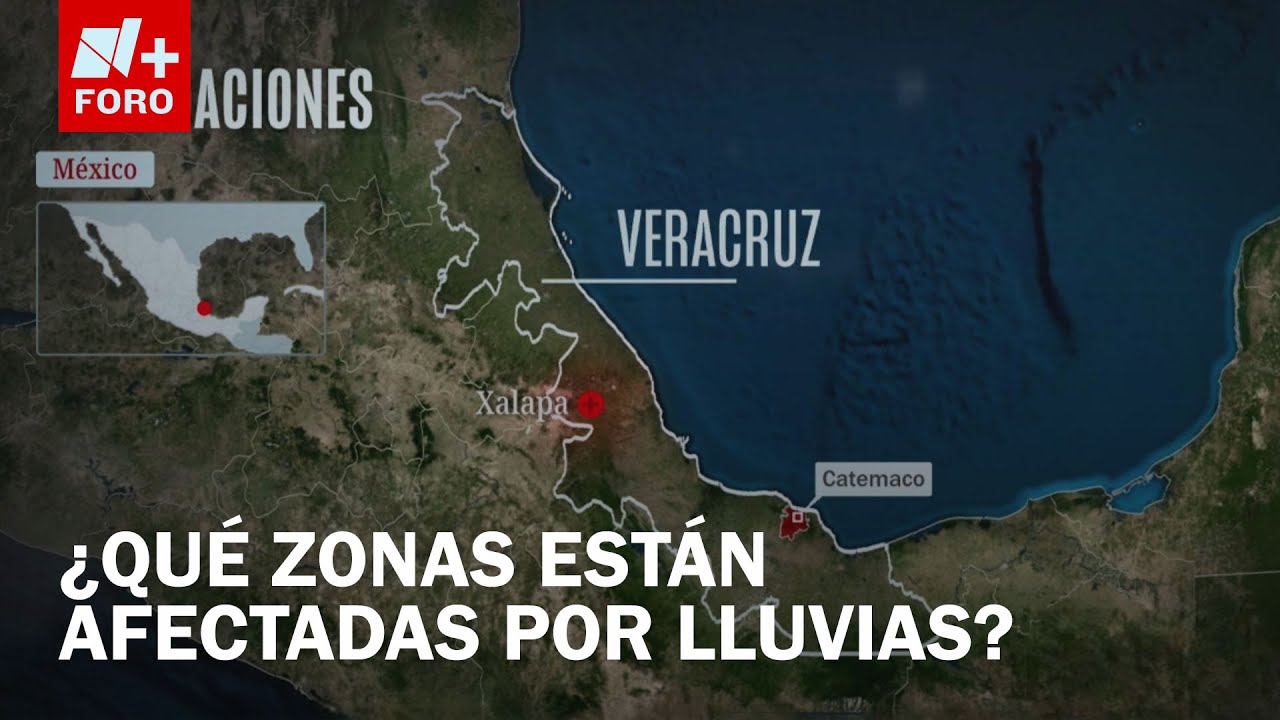 Lluvias en Veracruz: ¿Qué Zonas Están Afectadas por Inundaciones y Desbordamientos de Ríos?