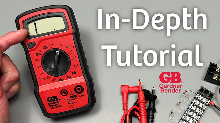 How to Use Gardner Bender GDT 3190 Digital Multimeter (Manual Ranging Explained) ⚡️