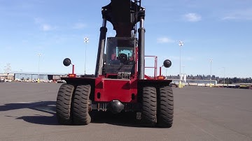 Forklift Services of Oregon Taylor TS9972 Reach Stacker Drive Around