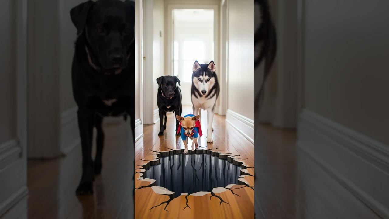 Dogs React To Optical Illusion Trap! 😂 Watch Their Confused Faces 