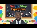 Solving Single-Step Equations