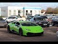 Modified Cars leaving Blackbushe Airport Breakfast Meet - 11/2/18