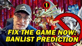 We Need a change: Banlist prediction #yugioh #yugiohcommunity