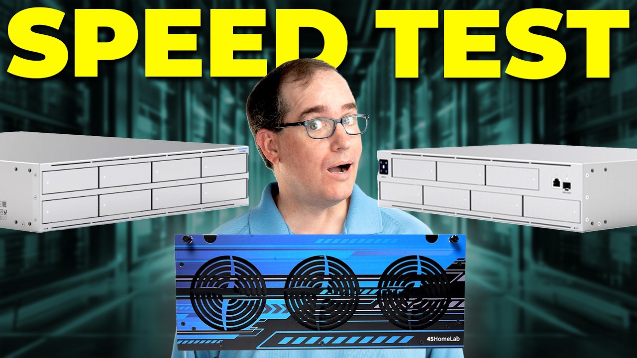 UNAS Pro vs. UNAS Pro 8 vs. HL15 Homelab (NAS Shootout)