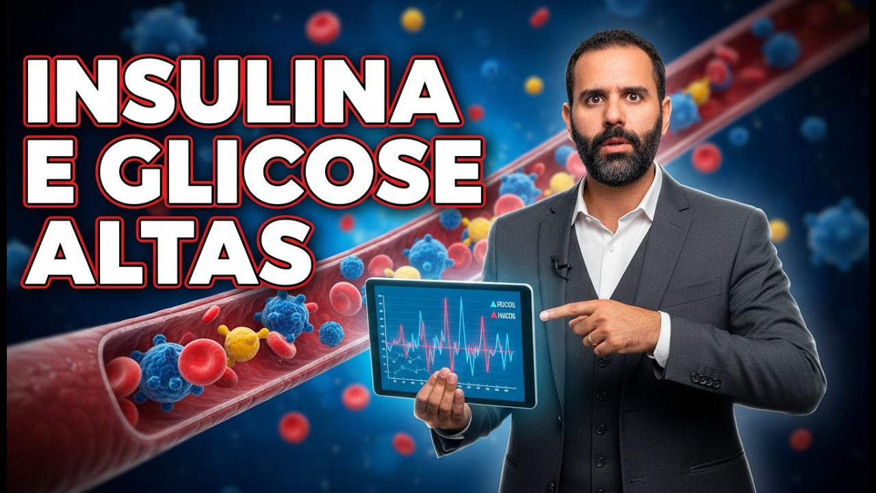Live 001 - Insulina alta, glicose alta e muito mais!