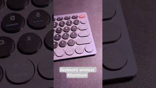 Tastiera wireless in alluminio chicca su AliExpress #aliexpress #keyboardwireless #desksetup