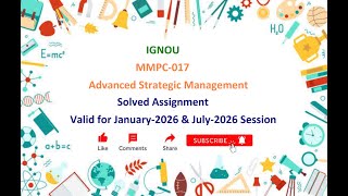 MMPC 017 SOLVED ASSIGNMENT | MMPC 017 IGNOU Solved Assignment Jan 2026 &amp; July 2026 | IGNOU