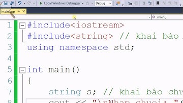 [Lập trình C/C++] Bài 39. Nhập xuất chuỗi string trong C++