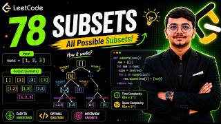 🔥 LeetCode 78: Subsets | Easy C++ Solution with Full Explanation 🚀