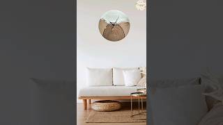 Texture art boho clock 🕝 #wallclock #boho #textureart